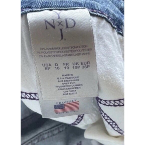 Vintage NYDJ Not Your Daughter Jeans Blue Women’s Size 6 Made in USA - Picture 9 of 13
